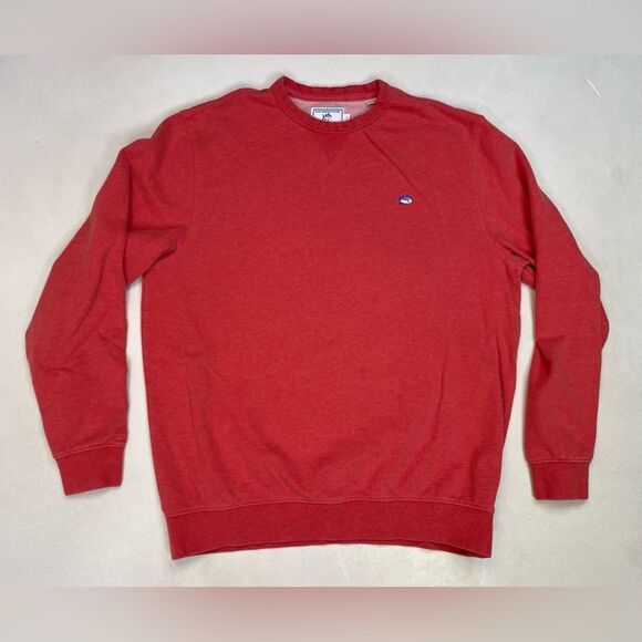 Southern Tide The Skipjack Crewneck Sweatshirt Men Large Red - Picture 1 of 6